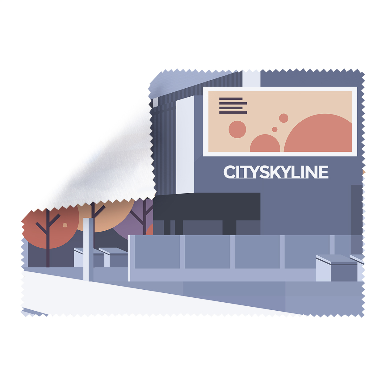 panno pulisci occhiali in RPET