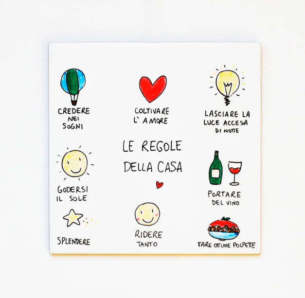 Mattonella Piastrella in Ceramica con Stampa Personalizzata