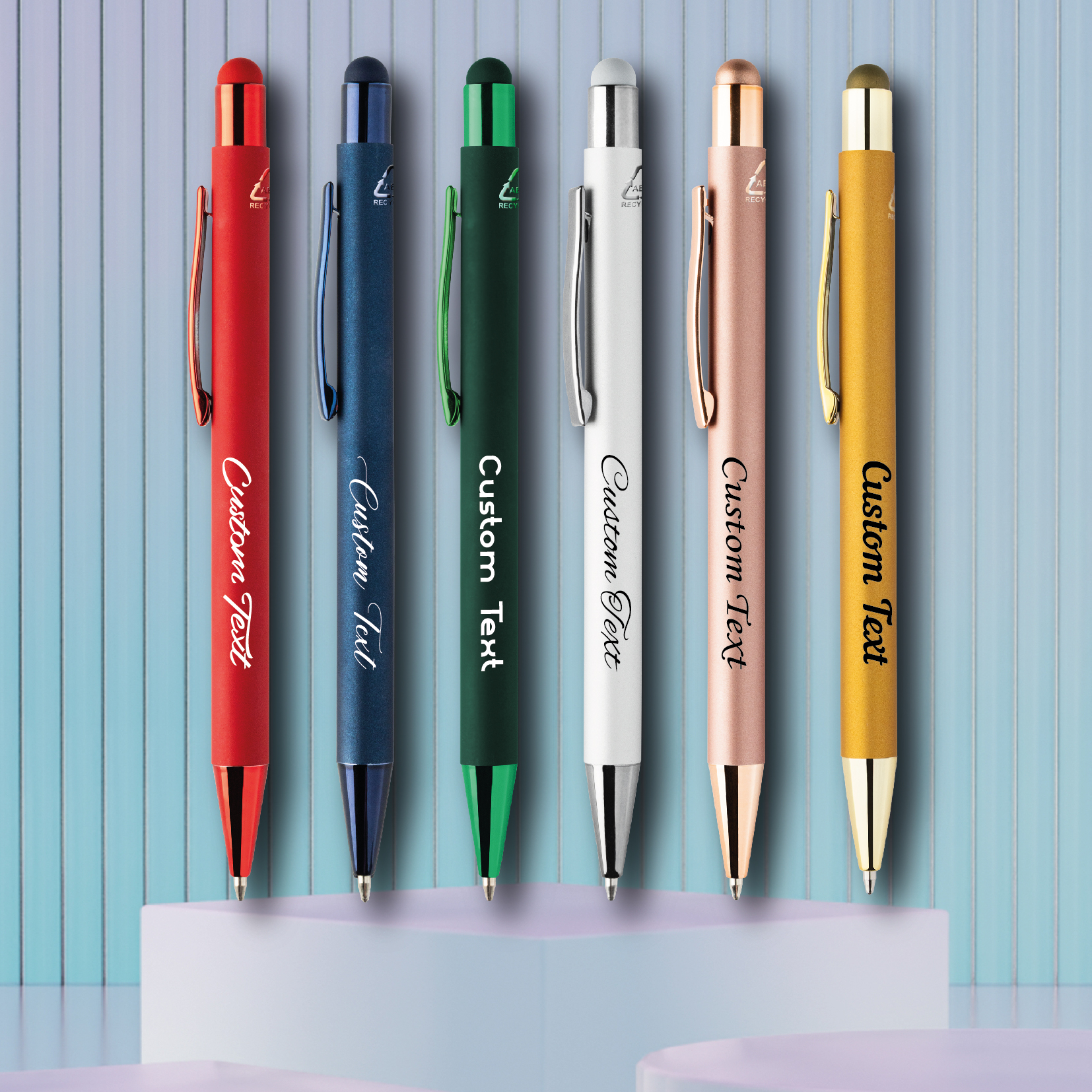 Shinely Penna a Sfera in Alluminio Touch Screen Personalizzata