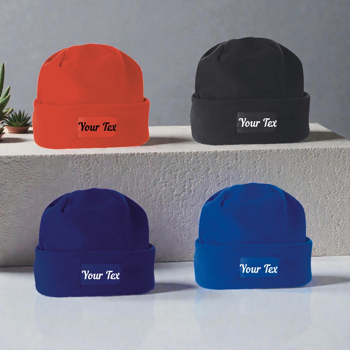 Berat Cappello in Pile Personalizzato