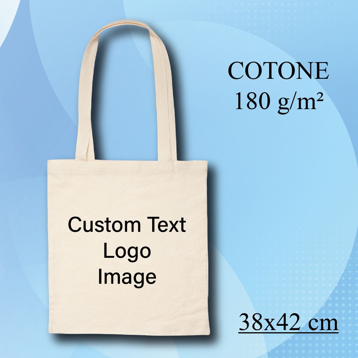 Shopper KATRIN KEAVY in Cotone 180 g/m² Personalizzata