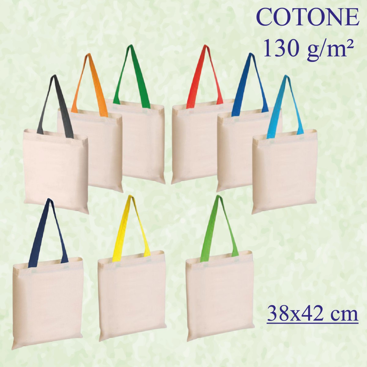 Shopper GAIA in Cotone 180 g/m² Disponibile in Vari Colori Personalizzata