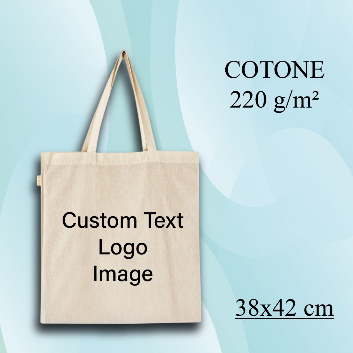 Shopper PADRA AVANA in Cotone 220 g/m² Personalizzata